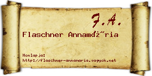 Flaschner Annamária névjegykártya