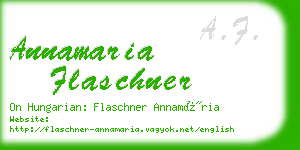 annamaria flaschner business card